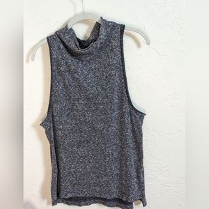 EUC Free People Heather Gray Turtle Tank/ Turtleneck Tank | S